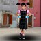 Vampirina Classic Girls Halloween Costume with Dress Headpiece and Glovettes